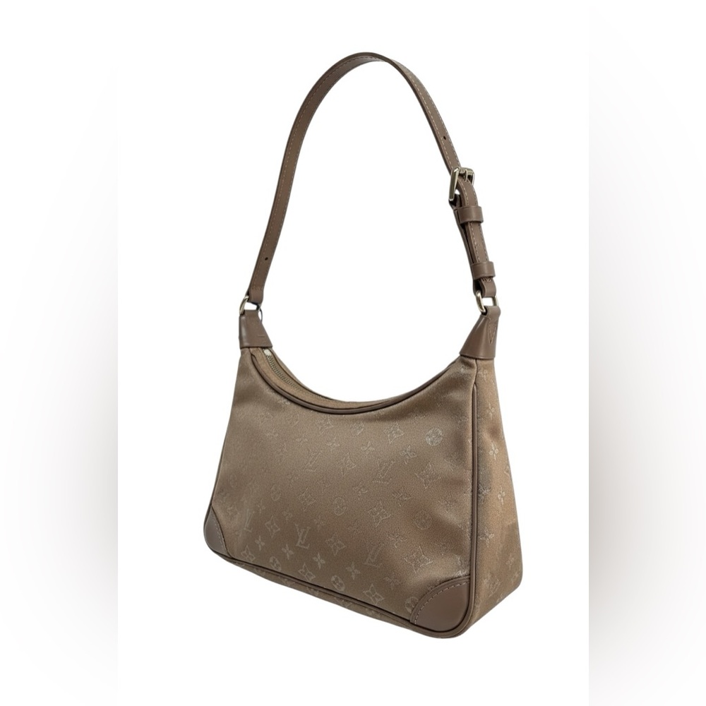 Authentic Preowned Louis Vuitton Monogram Satin Mini Boulogne shoulder bag